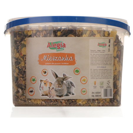 Alegia - mieszanka pokarm dla gryzoni i królików 3000ml