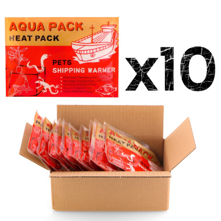 Aqua Heat Pack 40H 'Gold' x10 - zestaw 10 ogrzewaczy – niezawodne, stabilne źródło ciepła