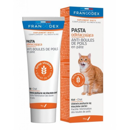 Francodex - pasta odkłaczająca dla kota wspomagająca pracę jelit 70 g