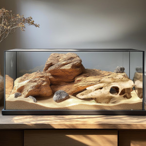 Terrario Buffalo Skull - czaszka bizona do terrarium 21x12x8 cm