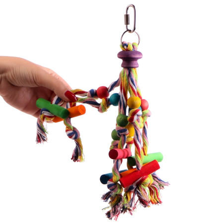 HappyPet Octopus - wisząca zabawka dla papug