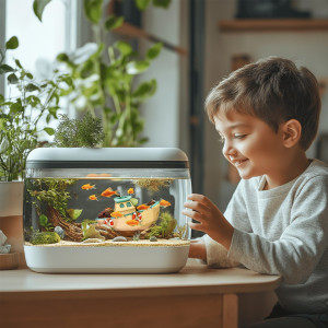 Kruger Meier Fishing Boat – Statek do akwarium 11x6.5x7.5 cm