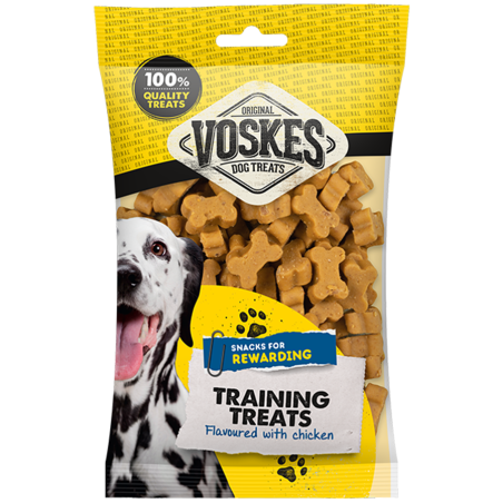 Voskes Training Treats Chicken - przysmaki treningowe dla psa kości kurczak 200g