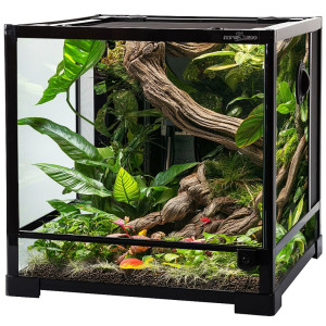 Repti-Zoo Glass Terrarium 45x45x45cm - szklane terrarium z metalową siatką