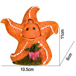 Kruger Meier Happy Starfish – Ozdoba do akwarium 10.5x6x11 cm