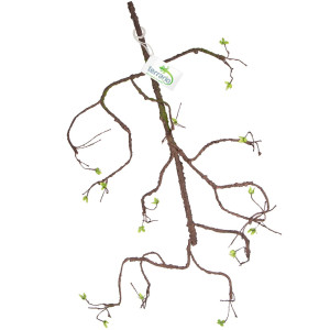 Terrario – Sztuczna Gałąź Dekoracyjna z Pędami do Terrarium – 100 cm