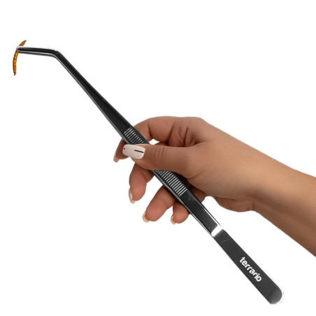 Terrario ViperTweez Bent L - pęseta zagięta 30cm – precyzyjne i bezpieczne karmienie oraz prace w terrarium