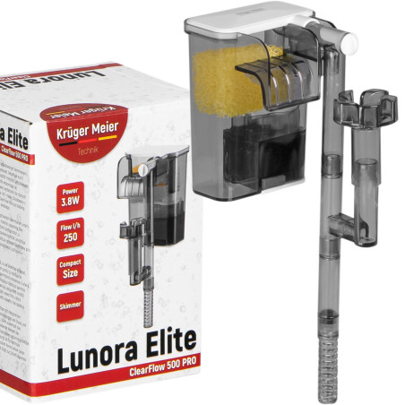 Kruger Meier Lunora Elite 500 - filtr kaskadowy do akwarium 15l - 35l
