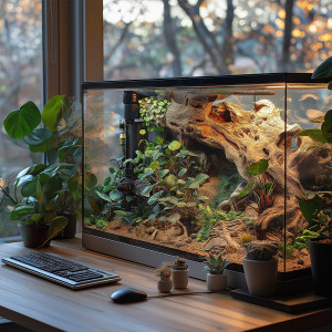 Terrario Rustic Wood Bowl – Miska do Terrarium 12x12x3,5 cm