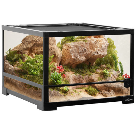 Repti-Zoo Glass Terrarium 45x45x32cm - szklane terrarium z metalową siatką