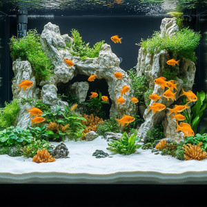 Kruger Meier Polar Snow Sand 0,2-0,8 mm - Piasek do akwarium 2kg