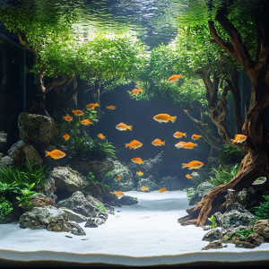 Kruger Meier Polar Snow Sand 0,2-0,8 mm - Piasek do akwarium 2kg