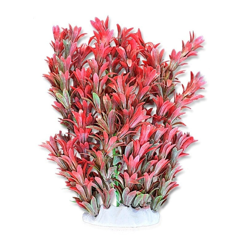 Happet Aquatic Plant - czerwono-zielona roślinka sztuczna 20cm