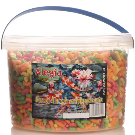 Alegia - karma dla ryb ozdobnych mix pałeczki 3L
