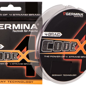 Germina 4-BRAID CODE 0,16mm GRAY - plecionka wędkarska 150m