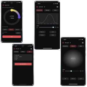 Chihiros B-Series B80 LED Light with Commander - lampa led sterowana aplikacją 80-100cm