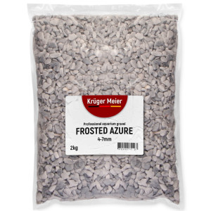 Kruger Meier Frosted Azure 4–7 mm – Żwirek akwarystyczny 2 kg