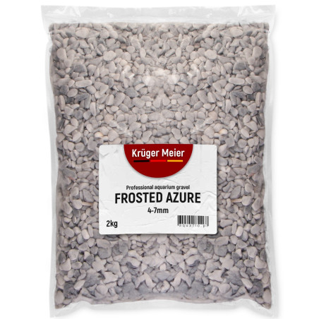 Kruger Meier Frosted Azure 4–7 mm – Żwirek akwarystyczny 2 kg