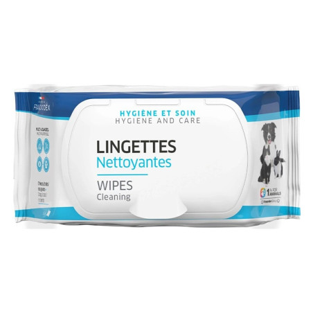 Francodex Chusteczki Dla Zwierząt - do czyszczenia oczu uszu łap 30 szt