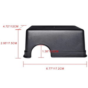 Terrario CubeCave - jaskinia  miska na wodę i pokarm 17x12x7cm