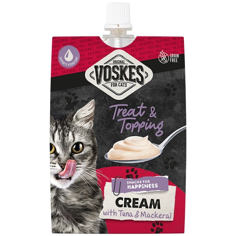 Voskes Cream With Tuna & Beef - kremowa przekąska dla kota tuńczyk z wołowiną 90g