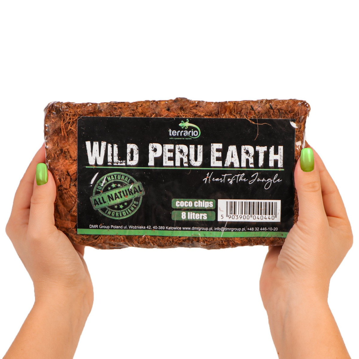 Terrario Wild Peru Earth 7l 650g - podłoże zrębki kokosa – Gwarancja świeżości i trwałej wilgotności