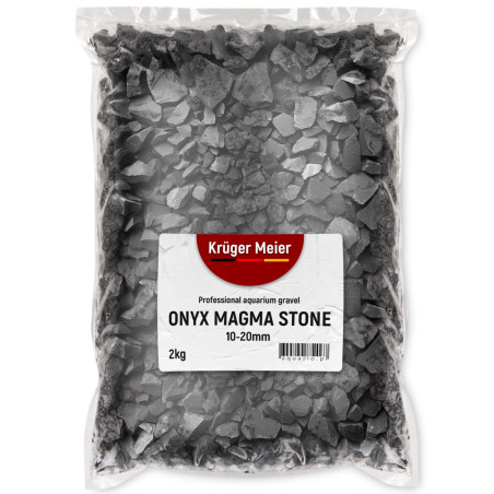 Kruger Meier Onyx Magma Stones 10-20 mm - Żwir do akwarium 2kg