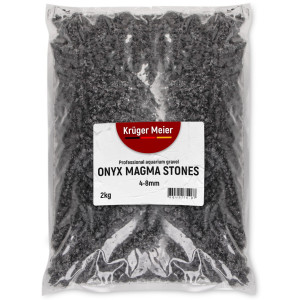 Kruger Meier Onyx Magma Stones 4-8 mm - Żwirek do akwarium 2kg