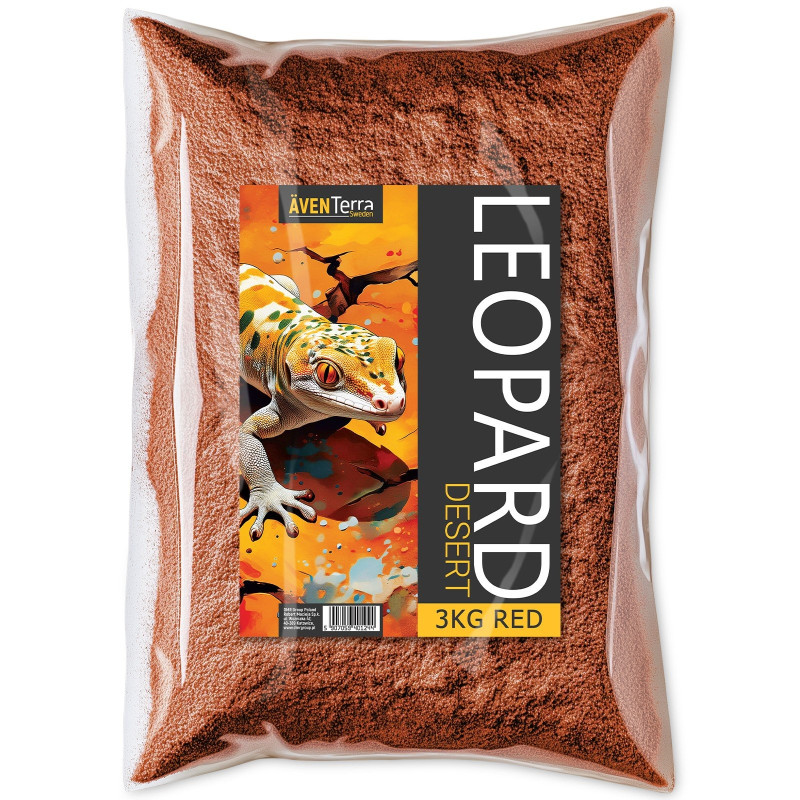 Aventerra Sweden LEOPARD Desert Red 3kg - glina do terrarium