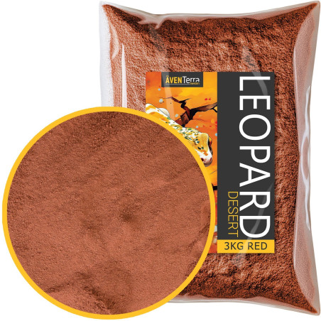 Aventerra Sweden LEOPARD Desert Red 3kg - glina do terrarium