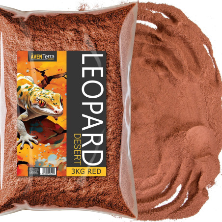 Aventerra Sweden LEOPARD Desert Red 3kg - glina do terrarium