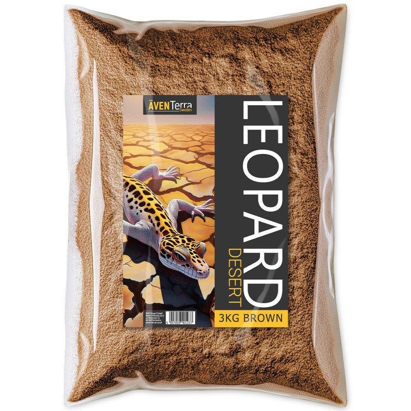 Aventerra Sweden LEOPARD Desert Brown 3kg - glina do terrarium