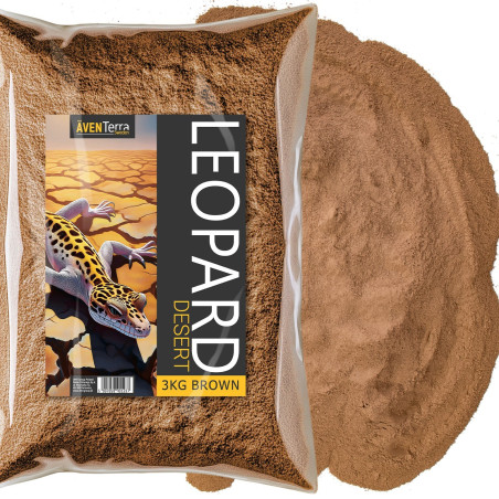 Aventerra Sweden LEOPARD Desert Brown 3kg - glina do terrarium