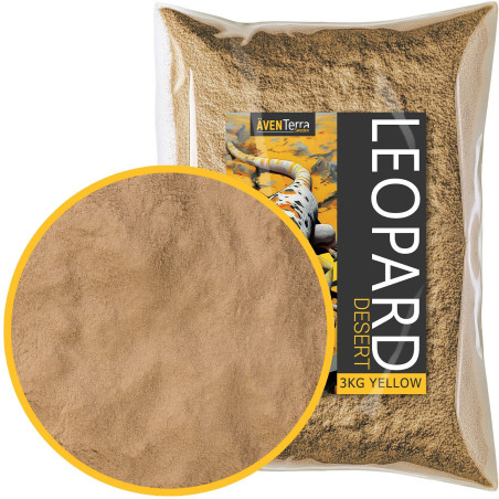Aventerra Sweden LEOPARD Desert Yellow 3kg - glina do terrarium