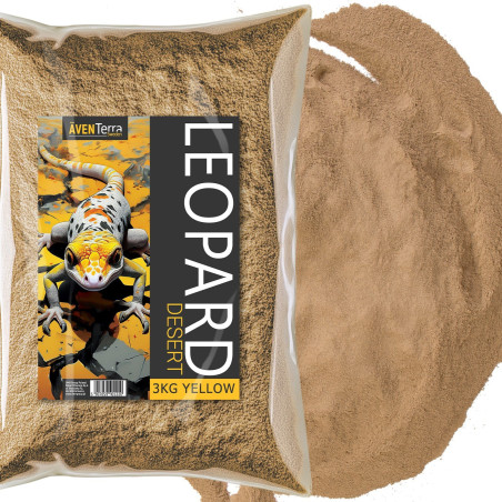 Aventerra Sweden LEOPARD Desert Yellow 3kg - glina do terrarium
