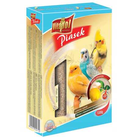 Vitapol - piasek dla ptaków cytrynowy 1,5kg