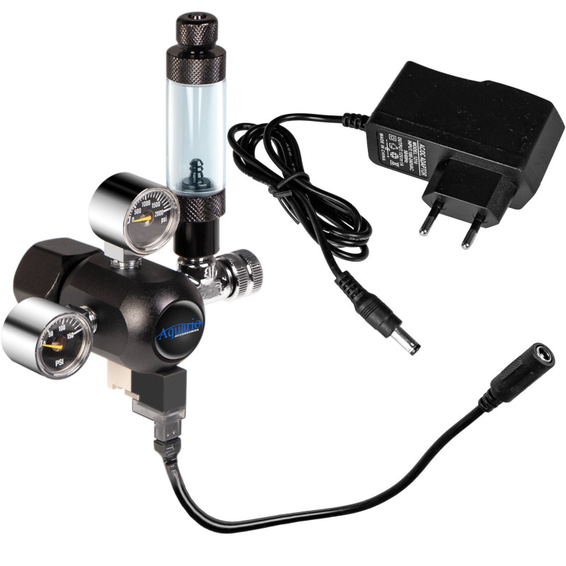 Aquario Professional 2.0 - zestaw CO2 z elektrozaworem – Pewność i precyzja dozowania CO2 w akwarium