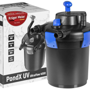 Kruger Meier PondX UV 4000 - filtr ciśnieniowy z lampą UV do oczka wodnego 4000l