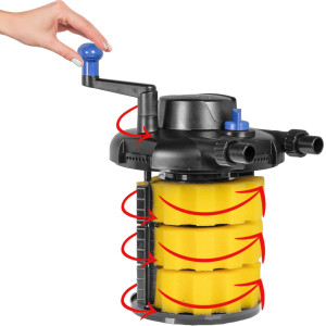 Kruger Meier PondX UV 4000 - filtr ciśnieniowy z lampą UV do oczka wodnego 4000l