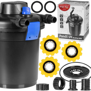 Kruger Meier PondX UV 4000 - filtr ciśnieniowy z lampą UV do oczka wodnego 4000l