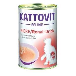 Kattovit Drink Renal Chicken 135ml - zupka z kurczakiem dla kotów chorych na nerki