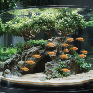 Kruger Meier Amber Glow Quartz 2–3,5 mm – Żwirek akwarystyczny 2 kg