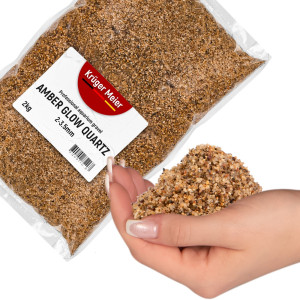 Kruger Meier Amber Glow Quartz 2–3,5 mm – Żwirek akwarystyczny 2 kg