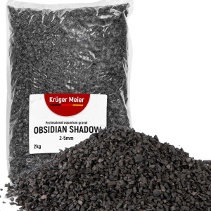 Kruger Meier Obsidian Shadow 2–5 mm – Żwirek akwarystyczny 2 kg