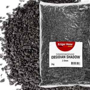 Kruger Meier Obsidian Shadow 2–5 mm – Żwirek akwarystyczny 2 kg