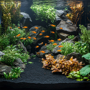 Kruger Meier Obsidian Shadow 1–3 mm – Żwirek akwarystyczny 2 kg