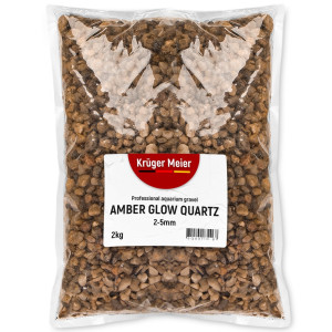 Kruger Meier Amber Glow Quartz 2-5 mm - Żwirek do akwarium 2kg