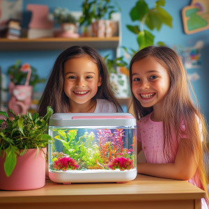 Kruger Meier Plant Mini Grass Pink - roślinka sztuczna