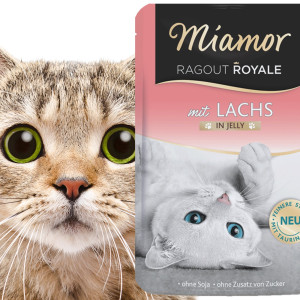 Miamor Royale mit Lachs - mokra karma łosoś w galarecie 100g