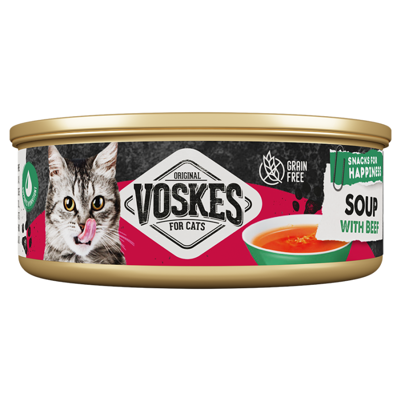 Voskes Cat Soup With Beef - zupka z wołowiną dla kota 50g